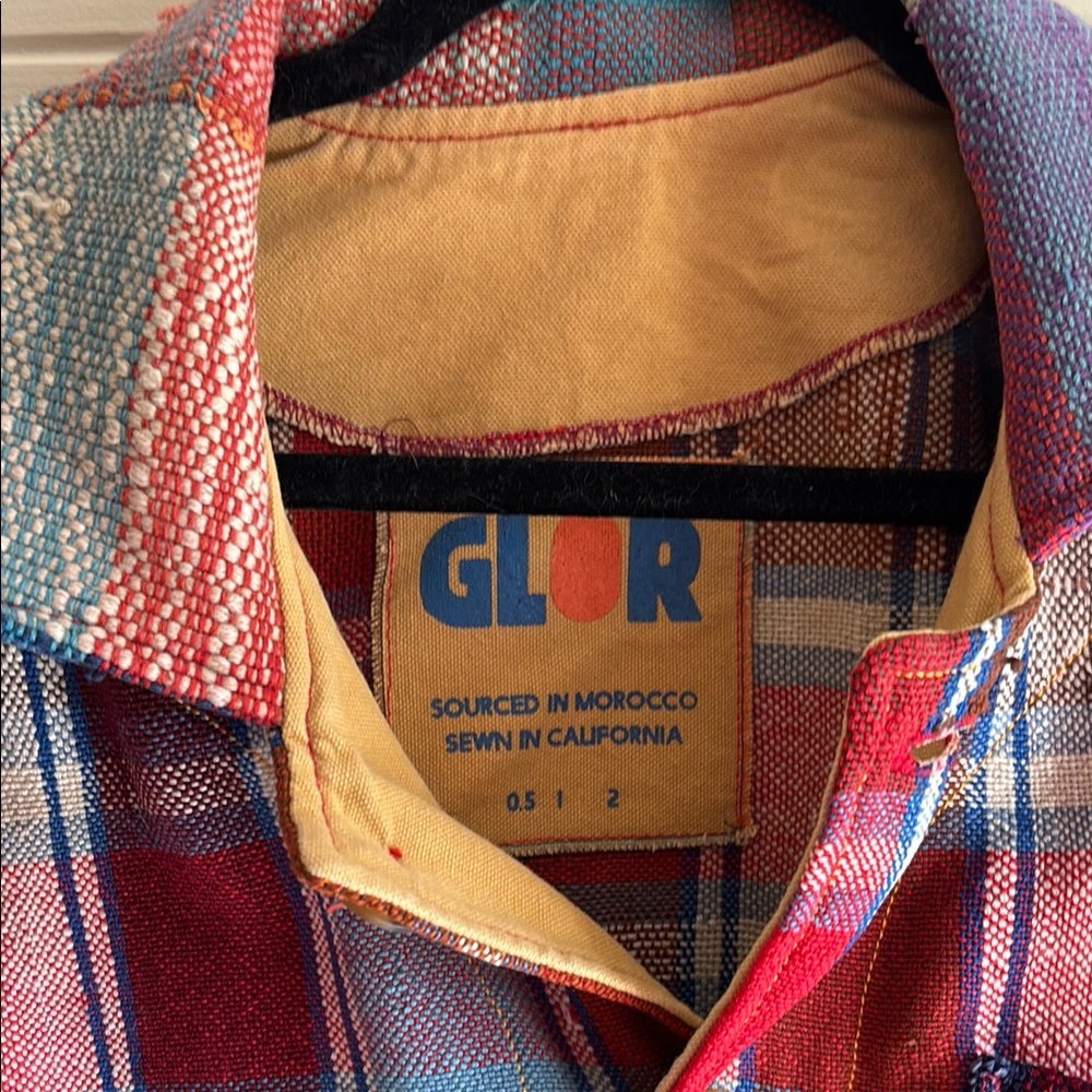 Colorful Plaid Button-Up Jacket - Picture 2 of 3